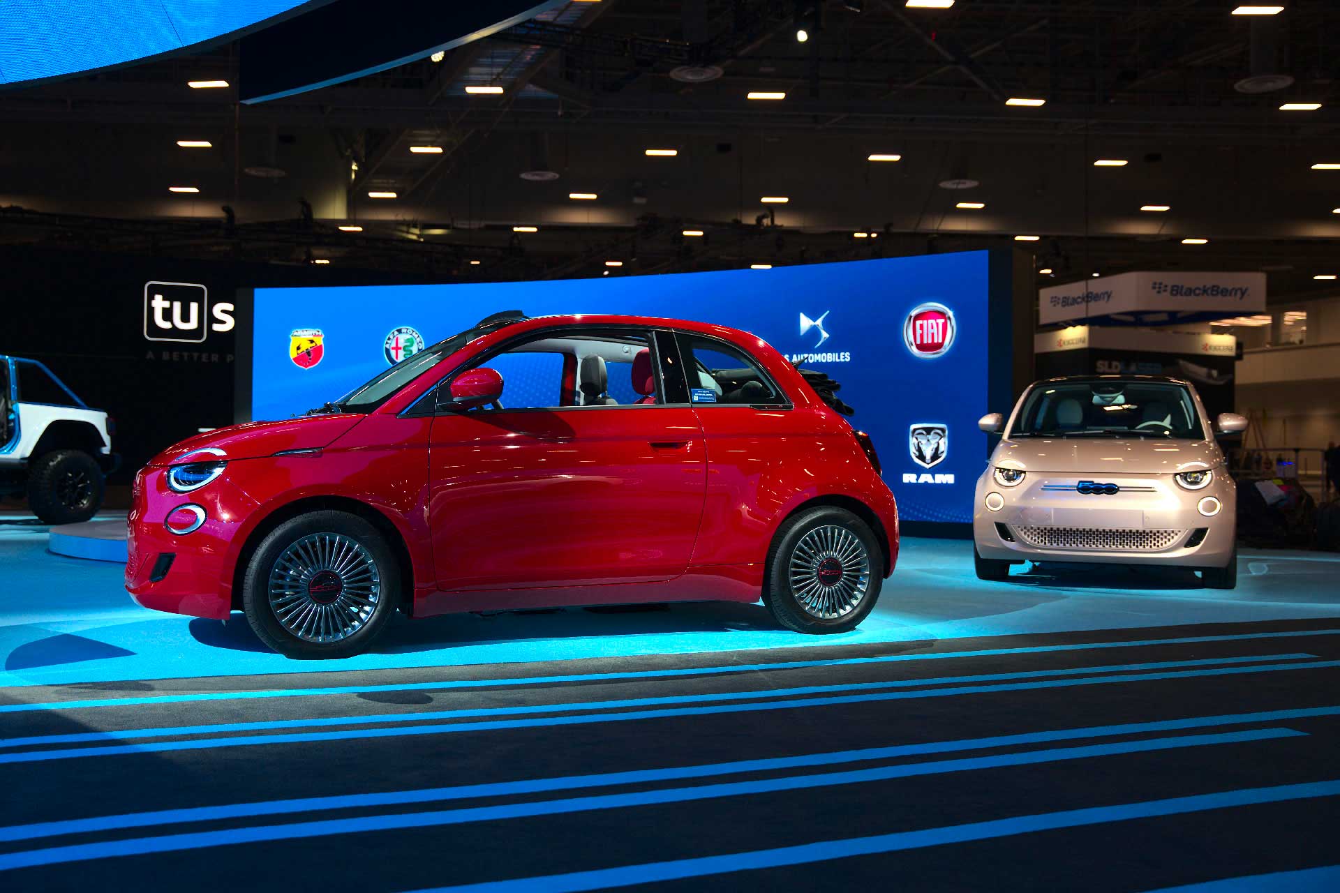 image of New Fiat 500 at CES 2022